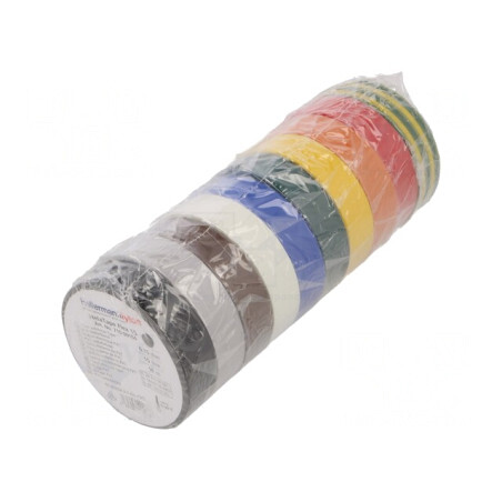 Bandă Electroizolantă 15mm x 10m Multicolora | Electronic-mag.ro | Componente Electronice