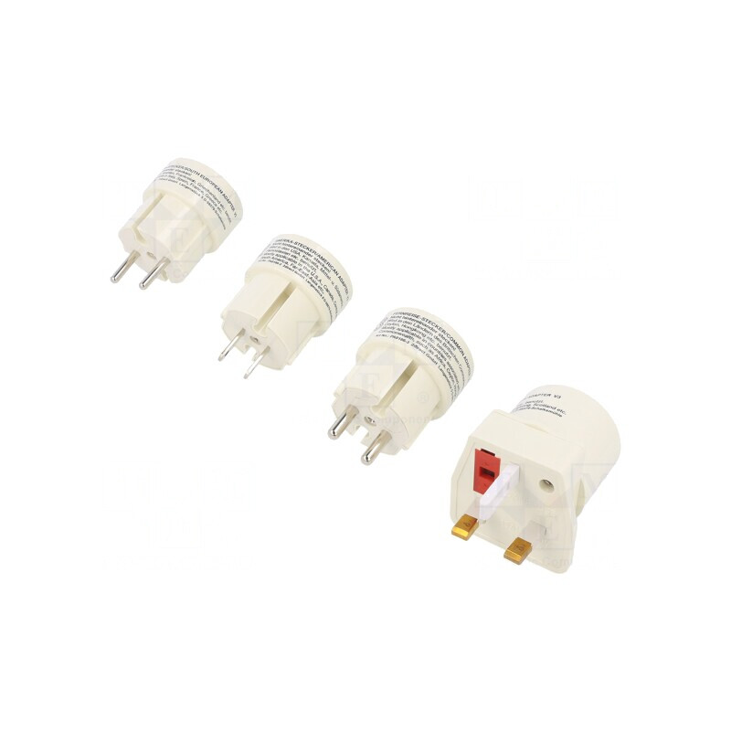 Adaptor Conexiune 2P Albă PIN 2 | Electronic-mag.ro | Componente Electronice
