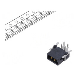 Conector PCB-PCB tată 2 pini 2,54mm har-flex® Power | Electronic-mag.ro | Componente Electronice
