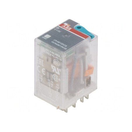Releu electromagnetic DPDT 12VDC 12A | Electronic-mag.ro | Componente Electronice