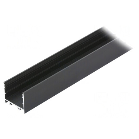 Profil aluminiu negru pentru module LED 1m VARIO30-02 | Electronic-mag.ro | Componente Electronice