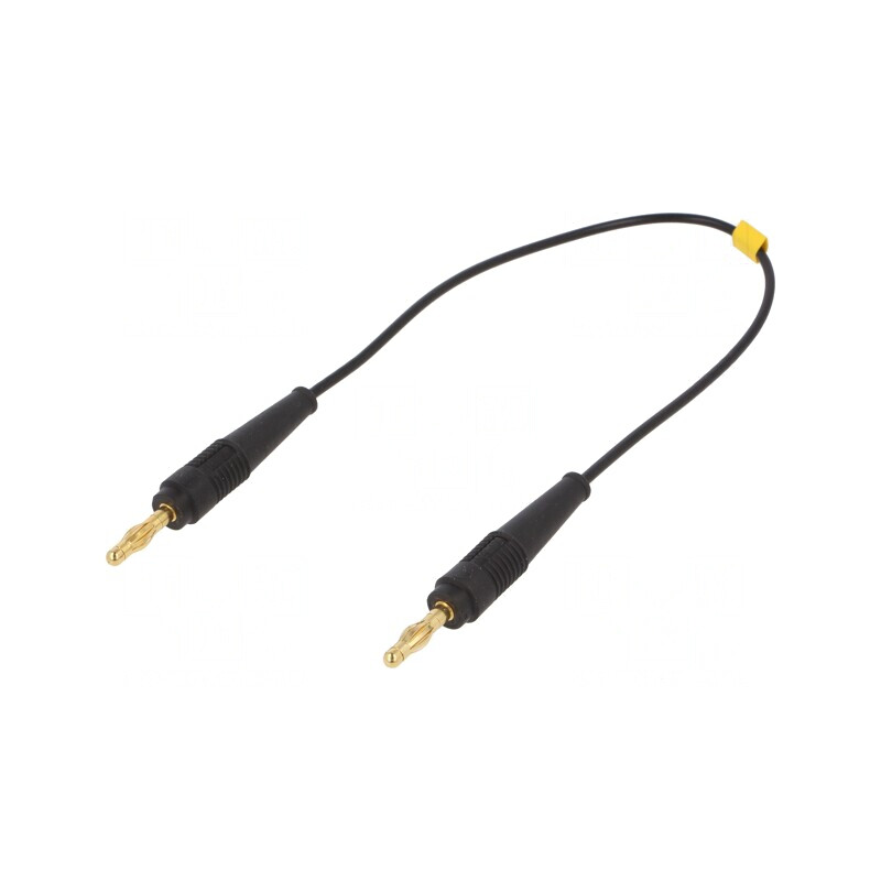 Cablu de măsurare neizolat 0,25m negru 60VDC 30VAC 19A | Electronic-mag.ro | Componente Electronice