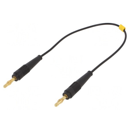 Cablu de măsurare neizolat 0,25m negru 60VDC 30VAC 19A | Electronic-mag.ro | Componente Electronice