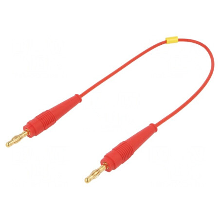 Cablu de măsurare 60VDC 30VAC 19A 0,25m Roșu | Electronic-mag.ro | Componente Electronice