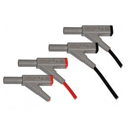 Cabluri de măsurare 16A 0,95m 2buc. | Electronic-mag.ro | Componente Electronice