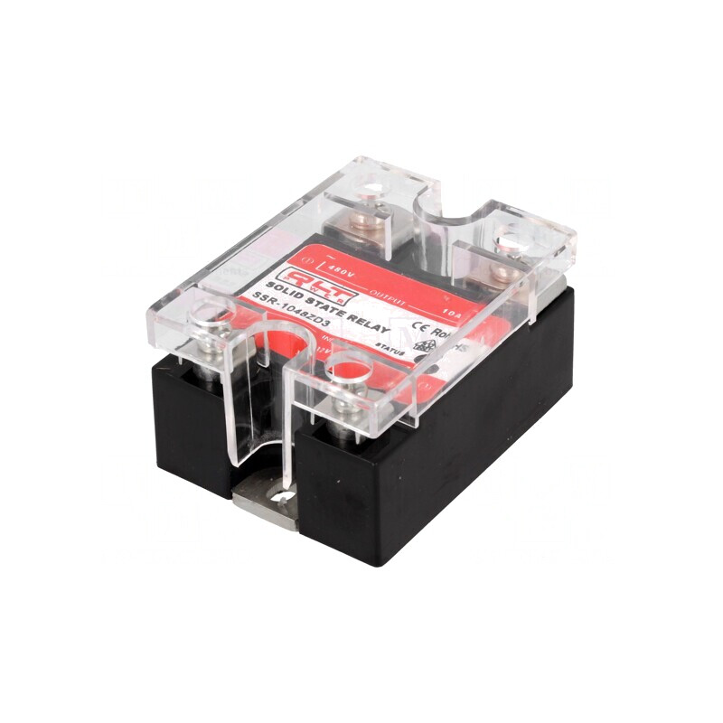 Releu Semiconductor 10A 1-fazat 4-32VDC 44-440VAC | Electronic-mag.ro | Componente Electronice