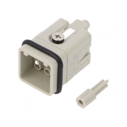Conector HDC Tată 8 7 PE Dimensiune 1 Fără Contacte | Electronic-mag.ro | Componente Electronice