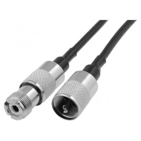 Prelungitor UHF Soclu-Mufă 2m | Electronic-mag.ro | Componente Electronice
