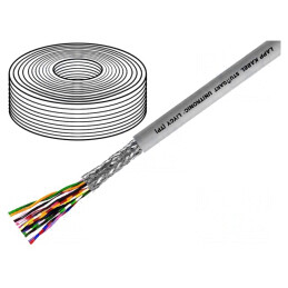 Cablu UNITRONIC® LiYCY 8x2x0,5mm2 PVC Gri 500V | Electronic-mag.ro | Componente Electronice