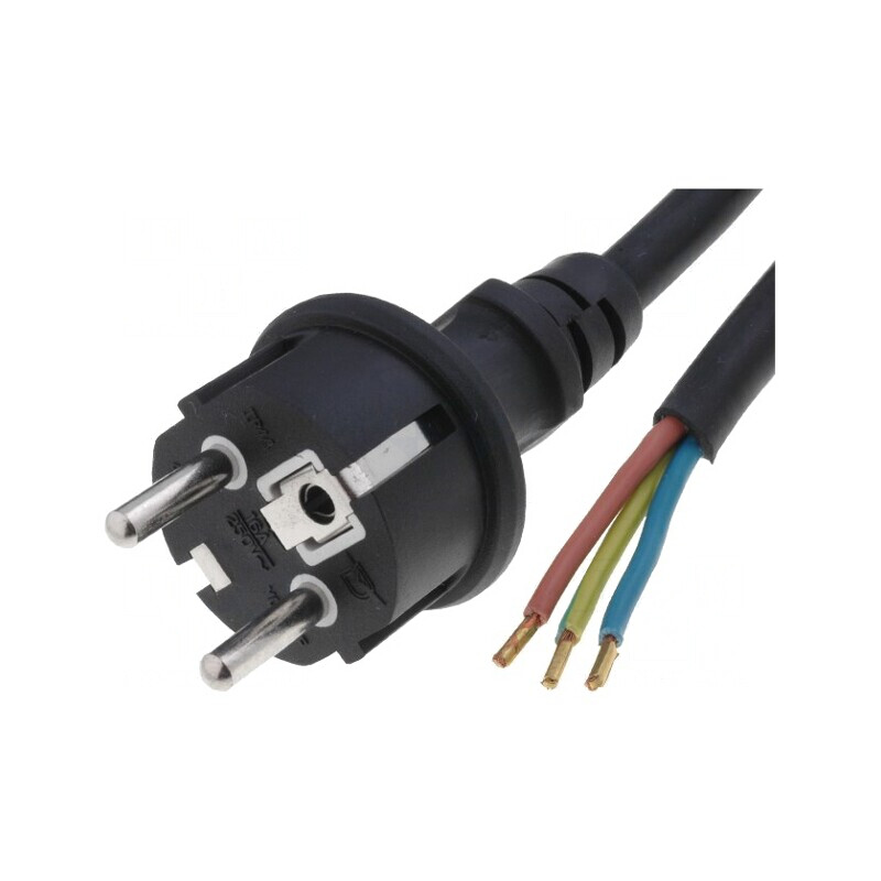 Cablu Neopren 3x1,5mm2 3m Negru | Electronic-mag.ro | Componente Electronice