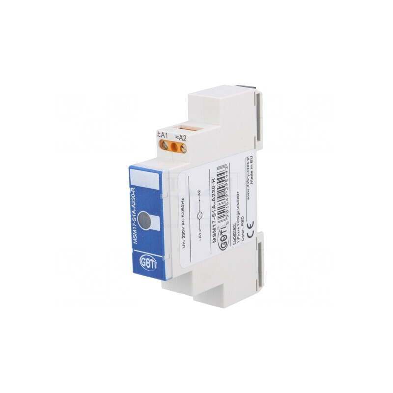 Indicator de Tensiune 230V IP20 pentru Șină DIN | Electronic-mag.ro | Componente Electronice