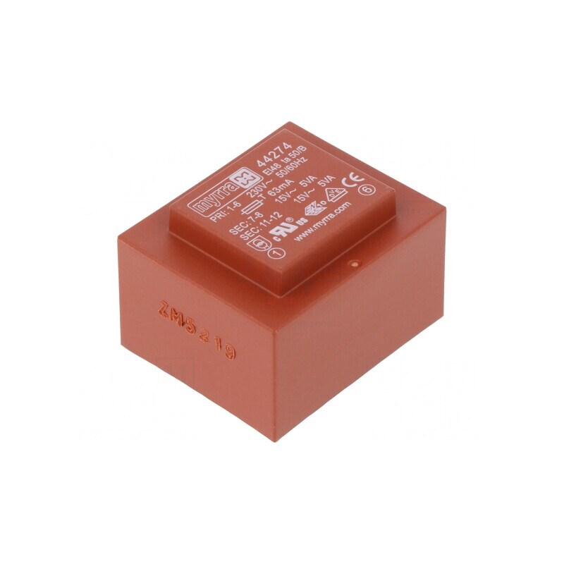 Transformator încapsulat 10VA 230V 15V PCB | Electronic-mag.ro | Componente Electronice