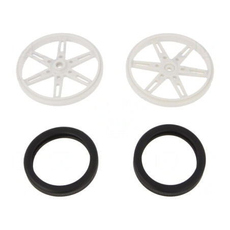 Ax Albă Moletat cu Împingere și Înșurubare Ø 70mm W 8mm | Electronic-mag.ro | Componente Electronice
