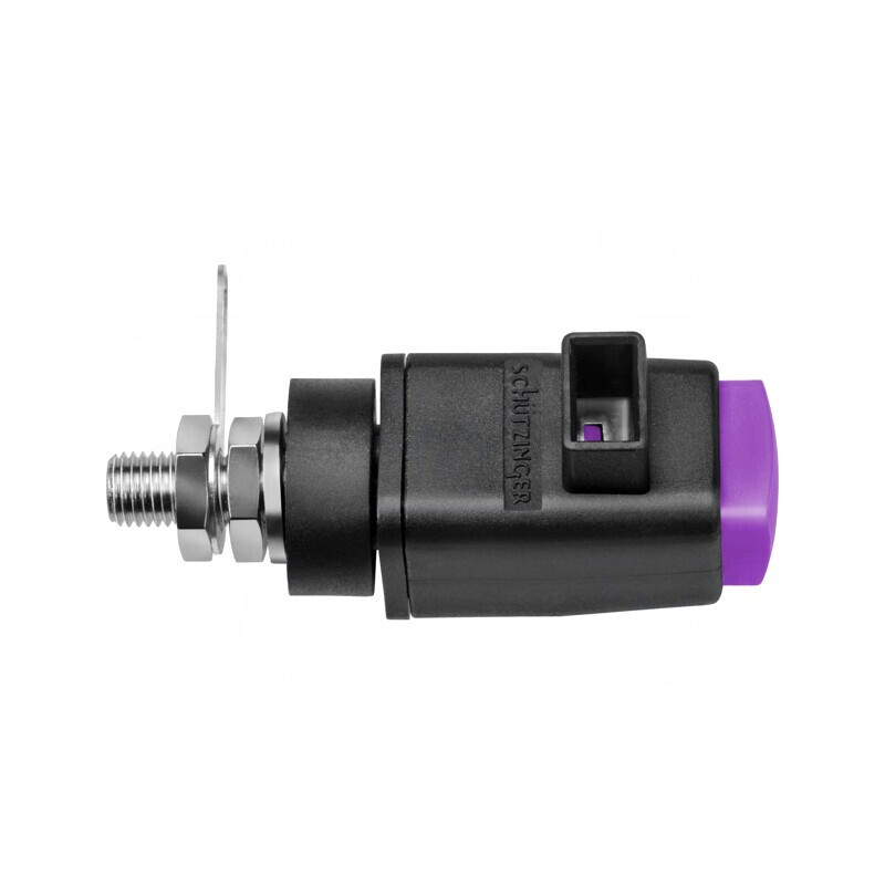 Clema de laborator purpurie 300VDC 16A | Electronic-mag.ro | Componente Electronice