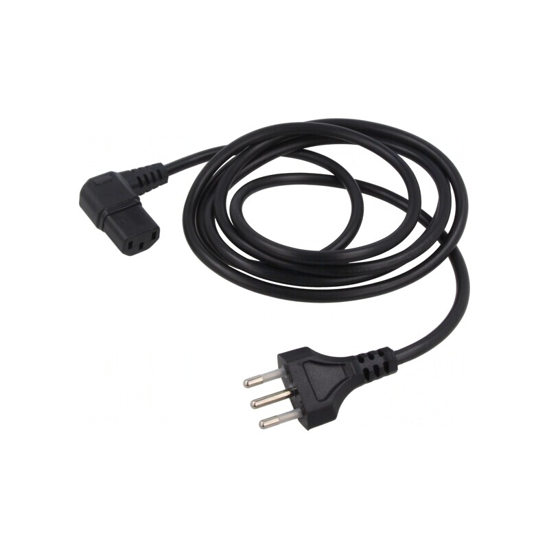 Cablu Alimentare 3x0,75mm2 IEC C13 2m | Electronic-mag.ro | Componente Electronice