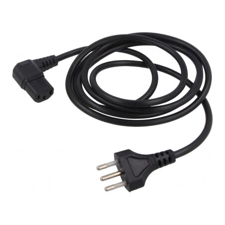 Cablu Alimentare 3x0,75mm2 IEC C13 2m | Electronic-mag.ro | Componente Electronice