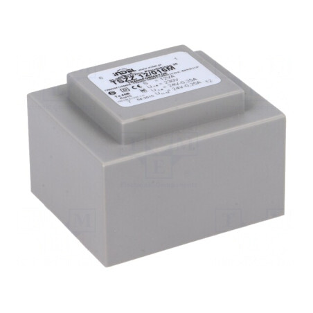 Transformator încapsulat 12VA 230V AC 24V 250mA PCB | Electronic-mag.ro | Componente Electronice