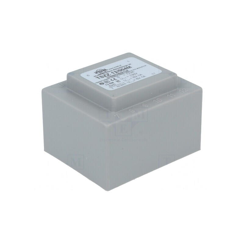 Transformator Încapsulat 12VA 230V 6V 1A PCB | Electronic-mag.ro | Componente Electronice