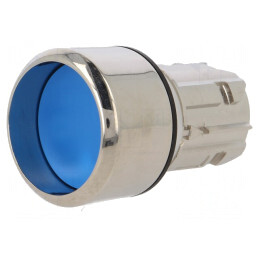 Comutator Apăsare 22mm Albastru | Electronic-mag.ro | Componente Electronice