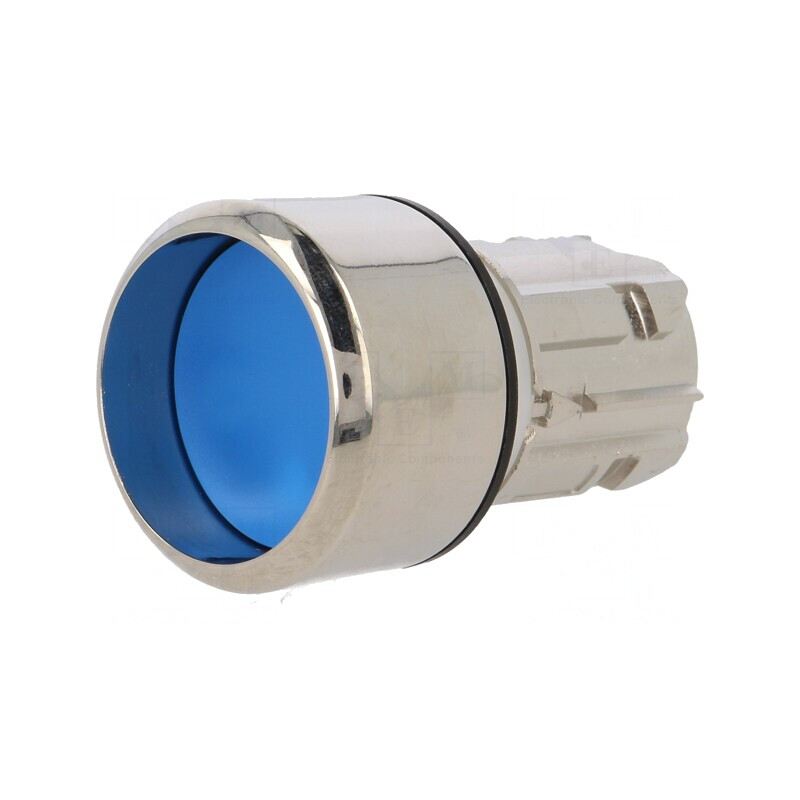 Comutator Apăsare 22mm Albastru | Electronic-mag.ro | Componente Electronice
