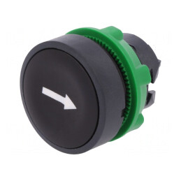 Comutator 22mm Negru cu Apăsare | Electronic-mag.ro | Componente Electronice