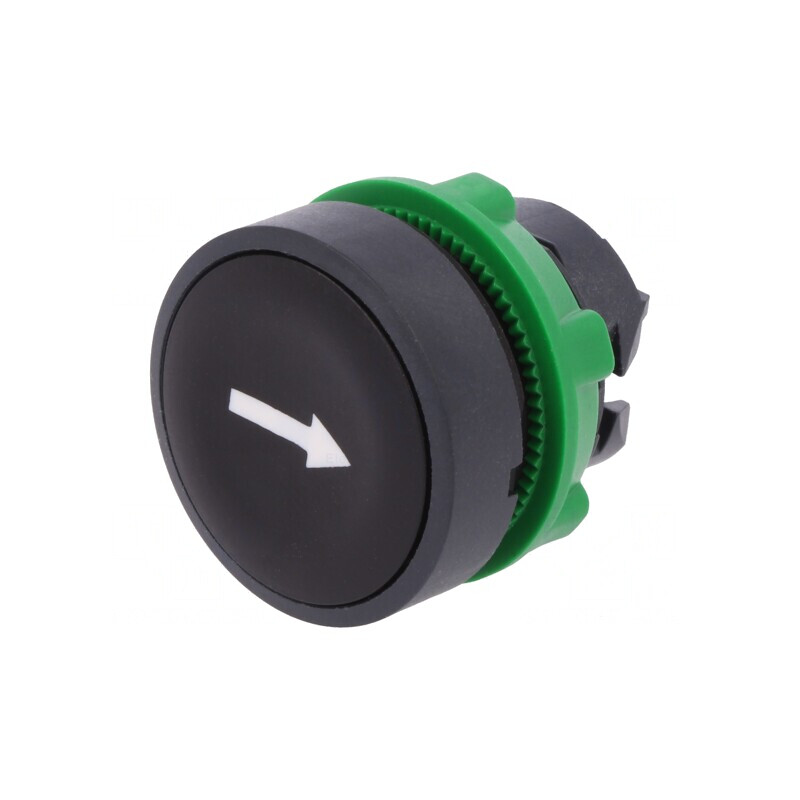Comutator 22mm Negru cu Apăsare | Electronic-mag.ro | Componente Electronice