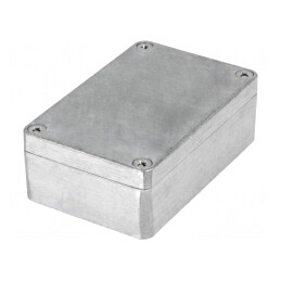 Carcasă Universală Aluminiu Natural 64x98x34 mm | Electronic-mag.ro | Componente Electronice