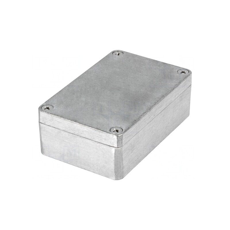 Carcasă Universală Aluminiu Natural 64x98x34 mm | Electronic-mag.ro | Componente Electronice