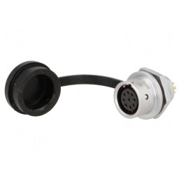 Soclu SF12 Mamă 9P IP67 3A 125V 0,75mm2 | Electronic-mag.ro | Componente Electronice