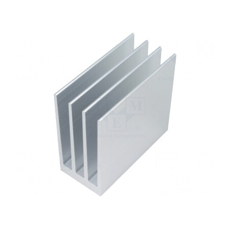Radiator cu aripioare naturală 75x35x70mm | Electronic-mag.ro | Componente Electronice