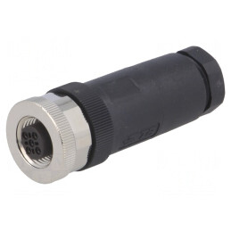 Mufă M12 5-PIN Mamă Profibus pe Cablu IP67 60V Dreaptă | Electronic-mag.ro | Componente Electronice