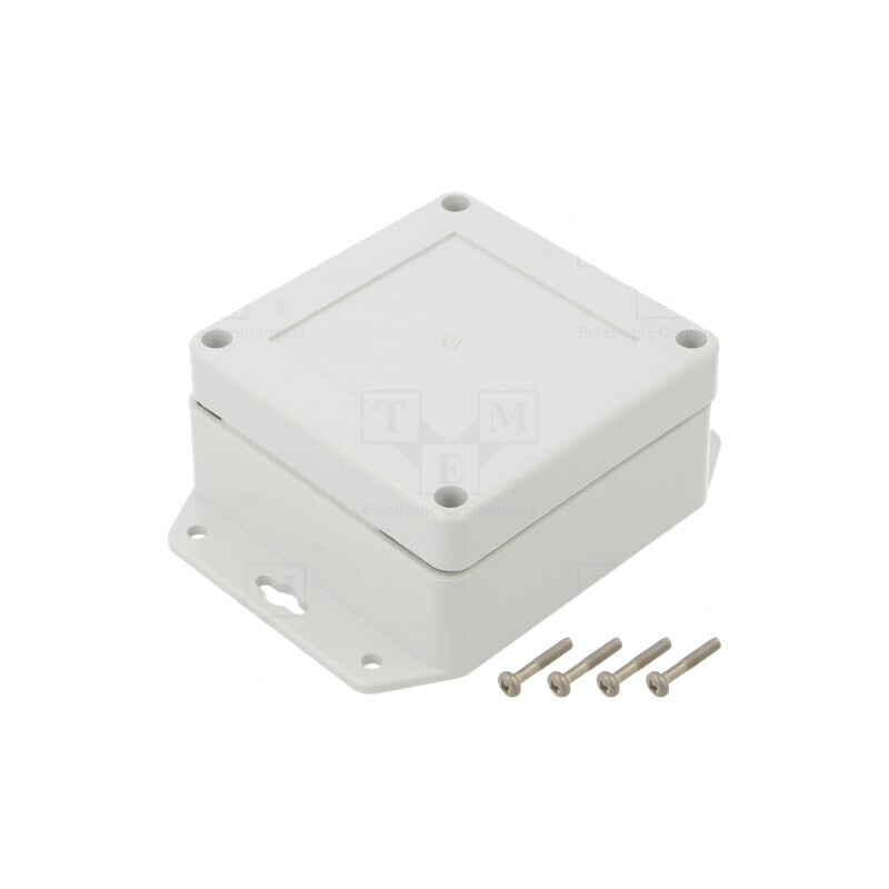 Carcasă Universală ABS Gri Deschis 90x90x45mm | Electronic-mag.ro | Componente Electronice