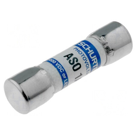Siguranță gPV 1A 1kVDC 10.3x38mm ASO | Electronic-mag.ro | Componente Electronice