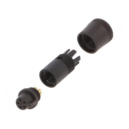 Conector Circular 60V 5-Pin Mufă Mamă pentru Cablu 3A | Electronic-mag.ro | Componente Electronice