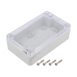 Carcasă Universală cu Bucşă din Alamă 75x125x37mm | Electronic-mag.ro | Componente Electronice