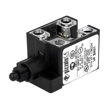 Limitator Cursă Ax Plastic NO NC 10A 400VAC IP20 | Electronic-mag.ro | Componente Electronice