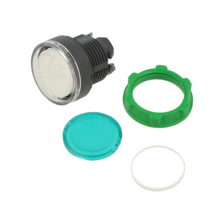 Comutator Acționat Prin Apăsare 22mm Verde IP66 | Electronic-mag.ro | Componente Electronice