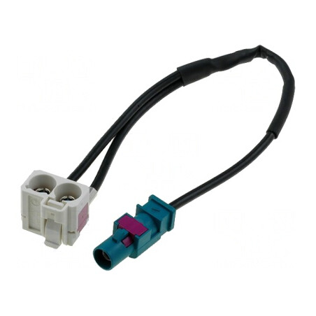 Adaptor antenă Fakra dublu pentru Audi RNS-E 0,25m | Electronic-mag.ro | Componente Electronice