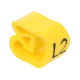 Marcator PVC Galben 8-16mm | Electronic-mag.ro | Componente Electronice