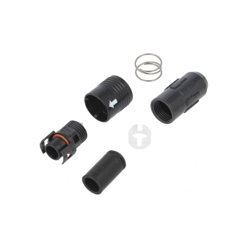 Conector Circular HR30 Push-Pull Mufă 2A Aurit 12 PIN | Electronic-mag.ro | Componente Electronice