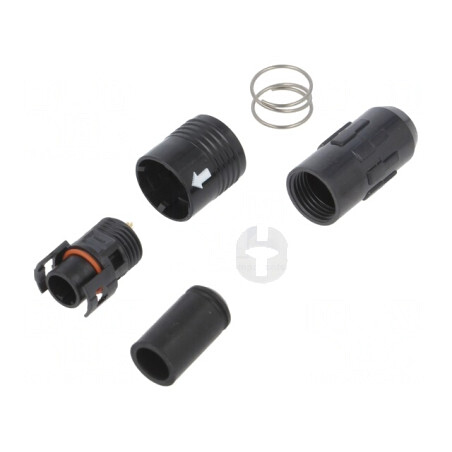 Conector Circular HR30 Push-Pull Mufă 2A Aurit 12 PIN | Electronic-mag.ro | Componente Electronice