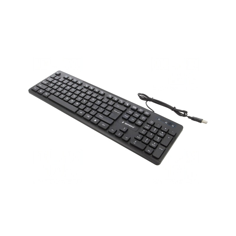 Tastatură USB Neagră cu Cablu 1.4m US Layout | Electronic-mag.ro | Componente Electronice Tastatură USB Neagră cu Cablu 1.4m US Layout | Electronic-mag.ro | Componente Electronice