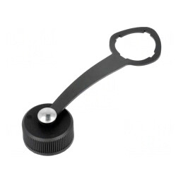 Capac protecţie RJ-Lnxx IP67 neagră | Electronic-mag.ro | Componente Electronice