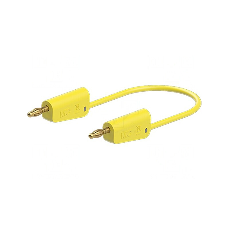 Cablu de măsurare 1m galbenă 60VDC 30VAC 19A | Electronic-mag.ro | Componente Electronice