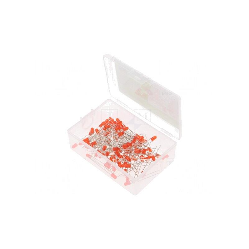Set LED 3mm Roșii 100buc 1,8-2,4V 20mA Plastic | Electronic-mag.ro | Componente Electronice Set LED 3mm Roșii 100buc 1,8-2,4V 20mA Plastic | Electronic-mag.ro | Componente Electronice