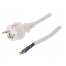 Cablu Electric 3x2,5mm2 SCHUKO PVC 2m | Electronic-mag.ro | Componente Electronice