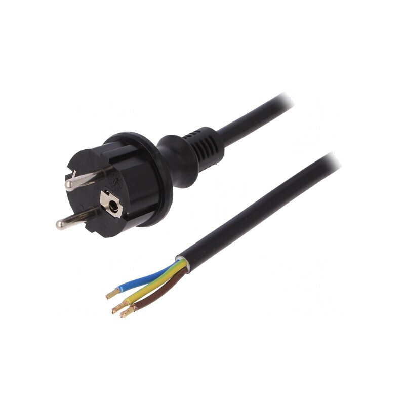 Cablu Electric SCHUKO 3x2.5mm² 2m | Electronic-mag.ro | Componente Electronice