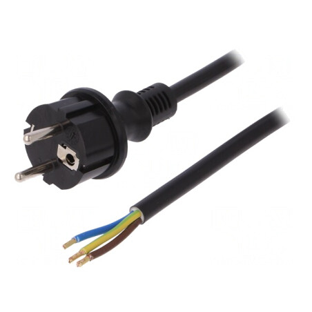 Cablu Electric SCHUKO 3x2.5mm² 2m | Electronic-mag.ro | Componente Electronice