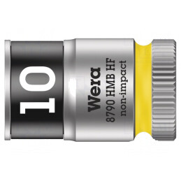 Cheie tubulară 6-puncte HEX 10mm 3/8 oțel crom-vanadium | Electronic-mag.ro | Componente Electronice