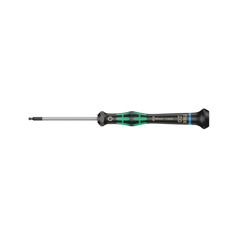 Şurubelniţă Imbus Sferic Precizie HEX 2mm Kraftform Micro | Electronic-mag.ro | Componente Electronice